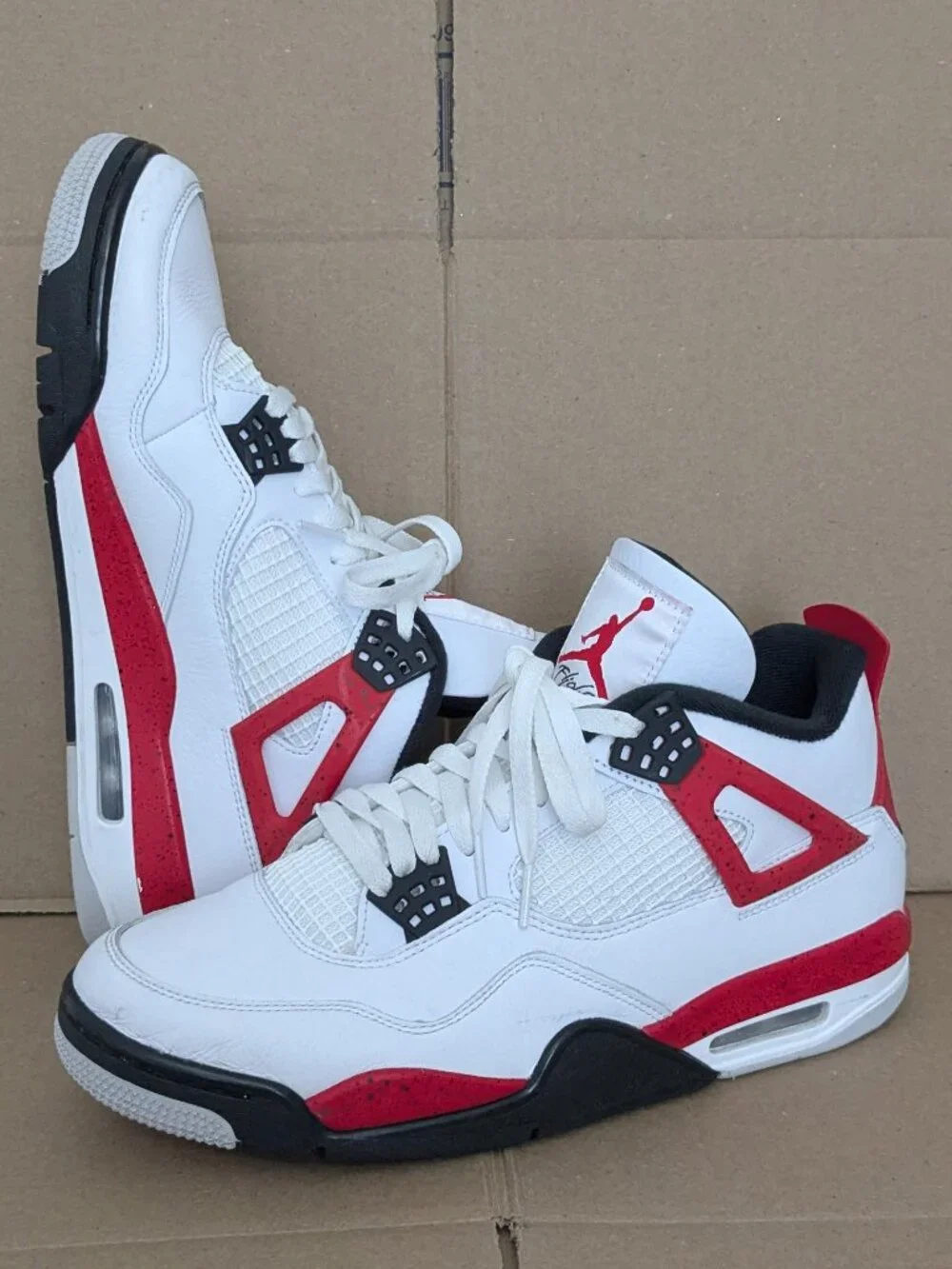 Jordan 4 Retro Red Cement Men's Size 10.5  DH6927-161